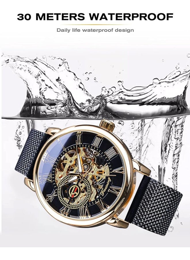 FORSINING Watches for Men Watch Stainless Steel Luxury Luminous Water Resistant Automatic Mechanical Wristwatch 1040 - Image 3